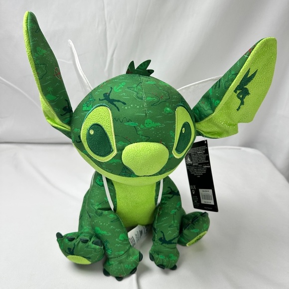 NWT Disney Stitch Crashes Peter Pan Tinkerbell Plush Limited 11 Of 12! - Picture 1 of 8